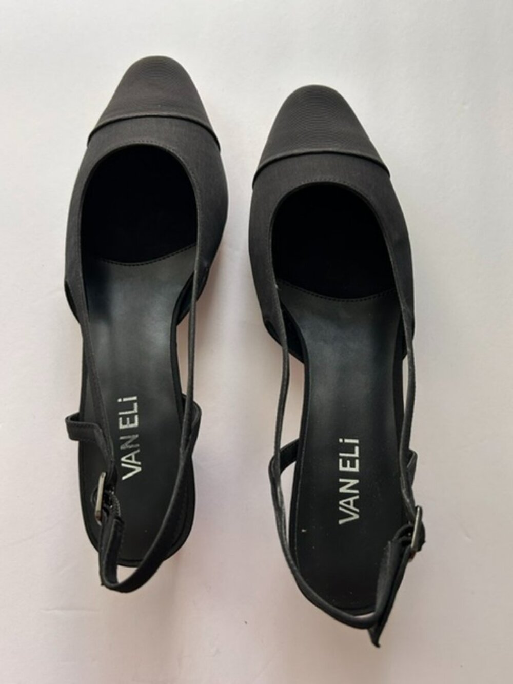 NWT Vaneli Women's Aliz Black Slingbacks, Size 8M